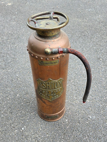Vintage ashton copper fire - vintage,