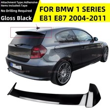 For 2004-11 BMW 1 Series E81 E87 Rear Gloss Black Boot Roof Spoiler Wing M Style