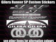 Gilera Runner SP CUSTOM Sticker Decal Set FX FXR 125 172 180 183 BLACK AND WHITE