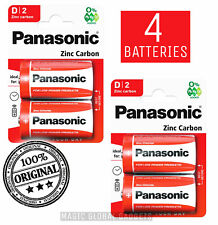 GENUINE 4 X PANASONIC ZINC D