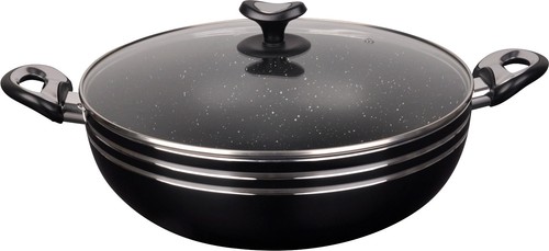 Non stick wok - stick, glass