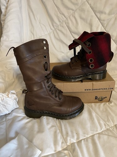 Martens brown leather - brown,