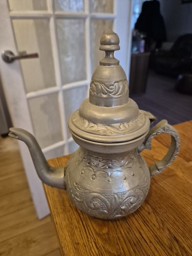 Vintage moroccan teapot silver - vintage,