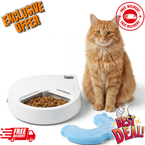 Cat mate three meal automatic - mate,