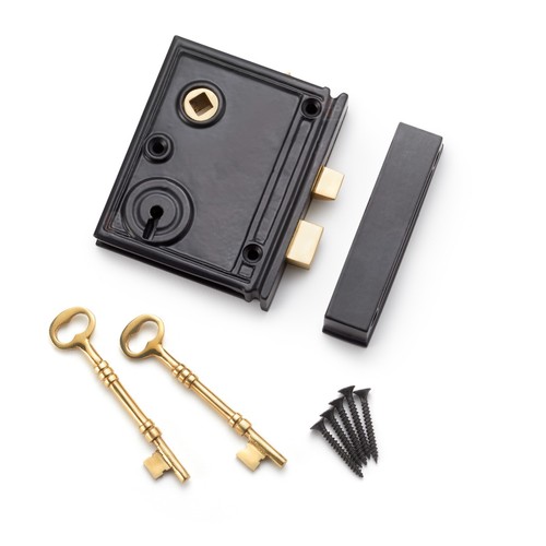 Black wrought cast iron - black, &