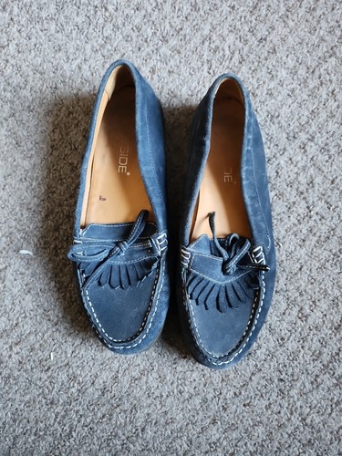 Quayside navy suede leather - quayside,