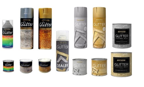 Glitter paint gold - glitter,