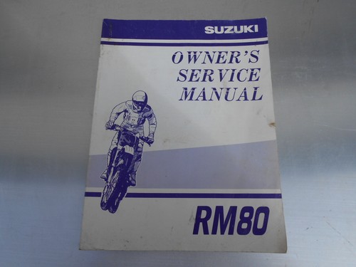 Genuine suzuki rm80 - genuine, owner's