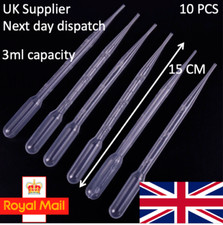 PLASTIC PIPETTES.  Liquid Transfer Pipettes. 1-10ml. UK Free Delivery