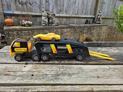 Tonka car carrier transporter - car,