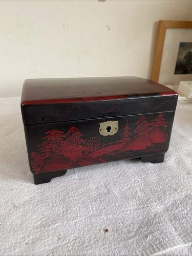 Vintage lacquered japanese - lacquered,