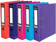 Pukka A4 Lever Arch Files 75mm Spine Binder Folders With Metal Ring and Clip