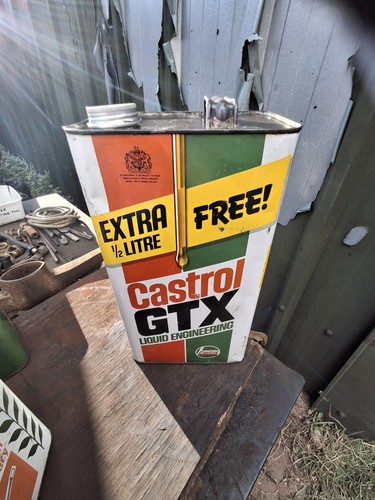 Old vintage castrol gtx 1 - castrol, +
