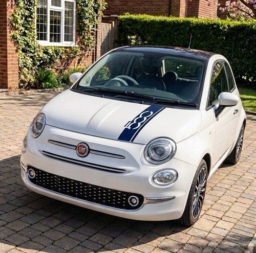 Fiat 500 car - 500, stickers