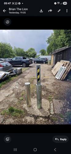 Anti ram galvanised telescopic - anti-ram,