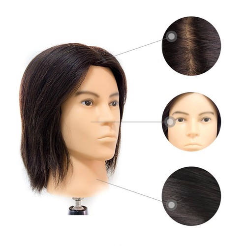 Barbers training men mannequin - barbers,