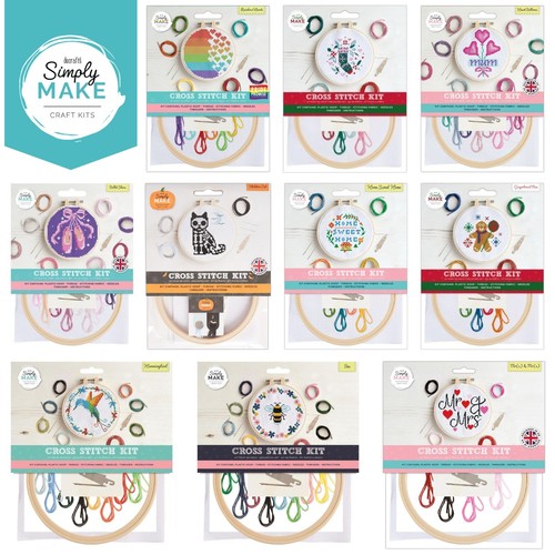 Cross stitch kits simply - stitch, make