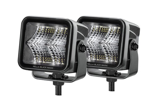 Hella led spotlight black - hella, led-spotlight