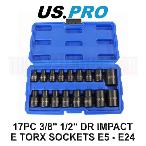 Pro tools 17pc 1 - pro, 3/8"