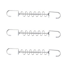  3 PCS Space Saving Hanger Skirt Hangers Multi-hole Rack Clothes Organizer