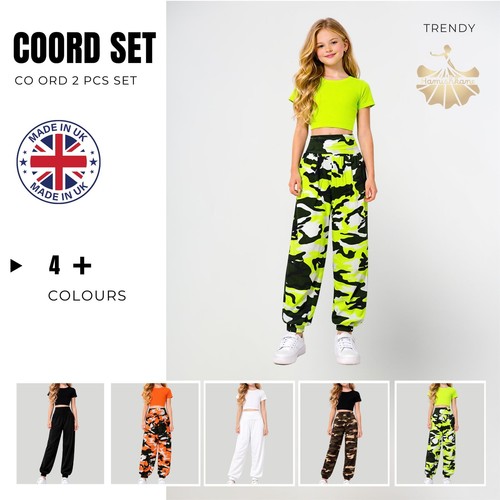 Girls kids neon crop - kids, top