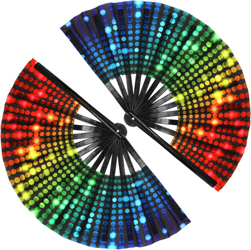 Pcs big folding fans - 2,