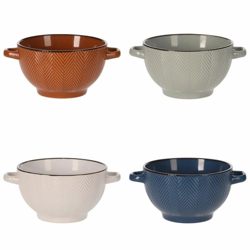 Soup bowls with - handles, large