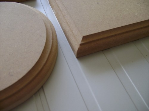 Wooden plaques circles - wooden,