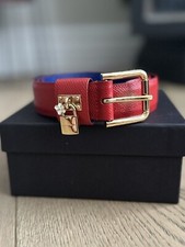 Dolce Gabbana Red Leathers