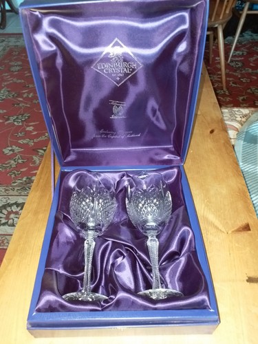 Rare edinburgh crystal - x,