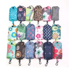 Large Reusable Shopping Bags Heavy Duty Waterproof Foldable Tote Pocket Bags UK