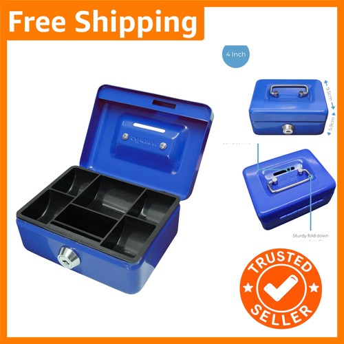 Lockable money box with - lockable, key