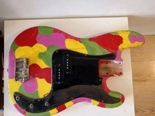 P Bass Guitar Body Loaded