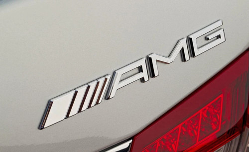 Amg badge emblem chrome - badge,