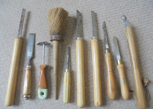 Wood turning tools - turning, chisels
