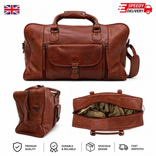 Vintage leather holdall - vintage, travel