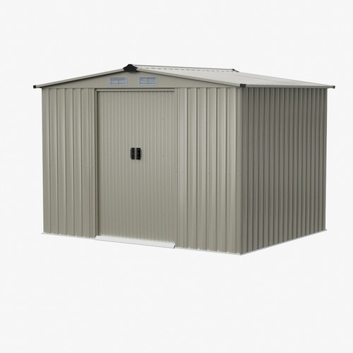 6ft metal garden shed - metal,