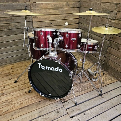 Drum kit mapex tornado - drum, red