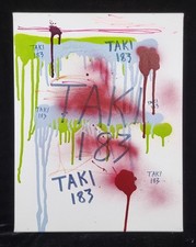 TAKI 183 Original signed + Sticker banksy,shepard fairey,martin whatson,dface