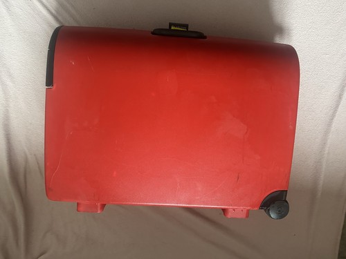 Large vintage red carlton hard - red,