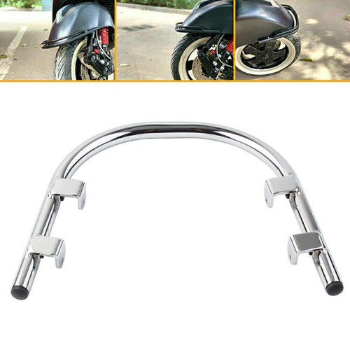 Chrome front fender mudguard - front,