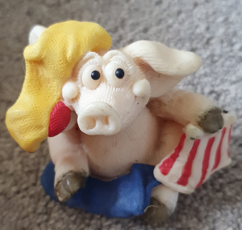 Piggin untidy handmade pig - handmade,