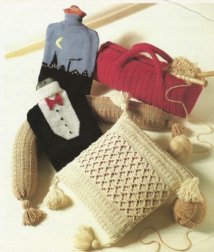 Knitting pattern cushion hot - pattern,