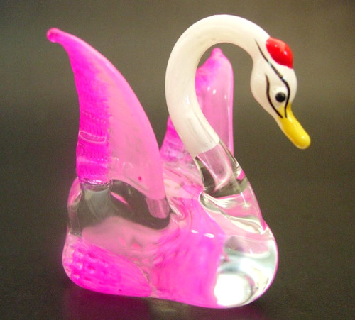 Beautiful glass swan - beautiful,