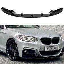 GLOSS BLACK FRONT SPLITTER FOR