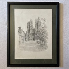 Vintage Framed York Minster