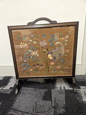 Stunning Vintage Tapestry Fire Screen/Guard  Design