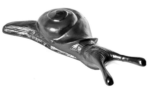 Cast iron snail - cast, boot