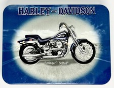 New Harley-Davidson Motorcycle Tin Playing Cards Heritage Springer Softail 2001.