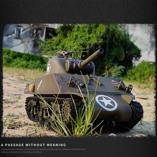 Henglong m4a3 sherman rc - henglong,